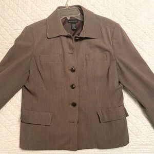 Rafaella Women's Tsilored Brown Jacked, sz 12